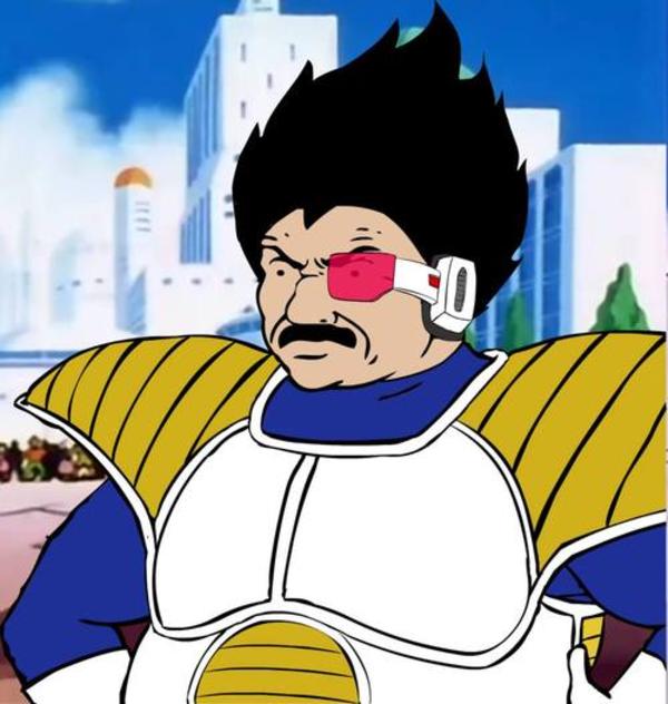 Adult swim vegeta — Reaction meme