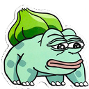 Pepe bulbasaur sad feels — Pepe meme
