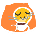 Uwo cat coffee — Reaction meme