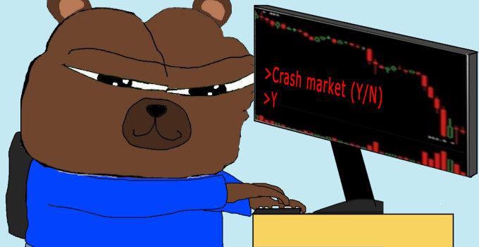 Bobo crashes market — Bobo meme