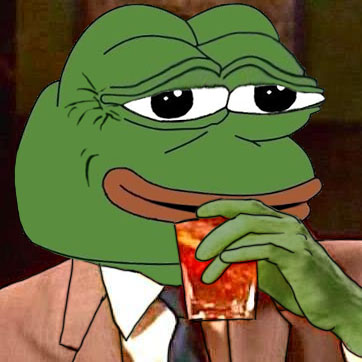 Pepe don draper whiskey sipping — Pepe meme