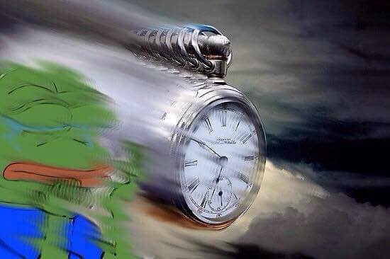 Pepe races time — Pepe meme