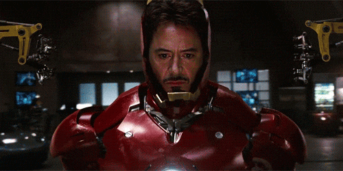 Robert Downey Jr Suit Up — Reaction meme