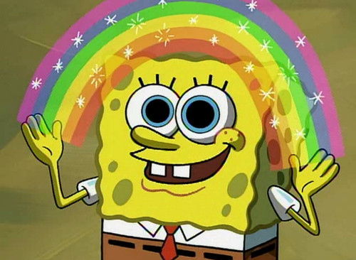 Imagination Spongebob meme template — Templates meme