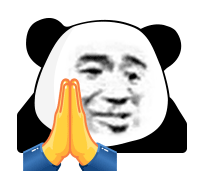 Panda Man Praying — Reaction meme