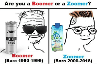 Boomer or zoomer — Zoomer meme