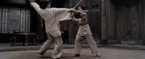 Weapon Clash Close-Up (Yu Shu Lien vs. Jen Yu) — Reaction meme