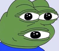 Pepe inverted third eye — Pepe meme