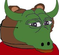 Bobo wears bull mask — Bobo meme