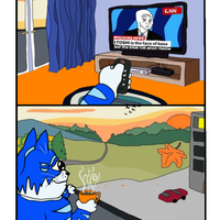Toshi cat unplugging from society — $TOSHI meme