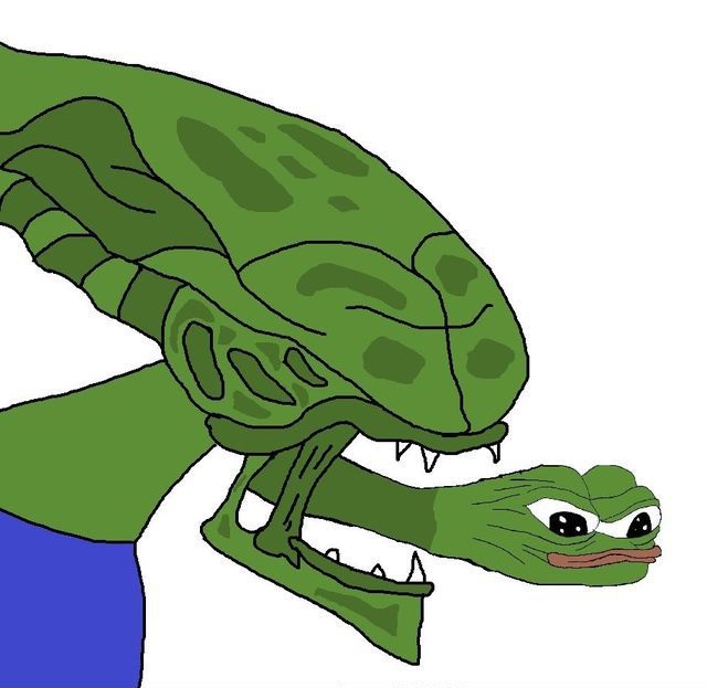 Pepe alien — Pepe meme