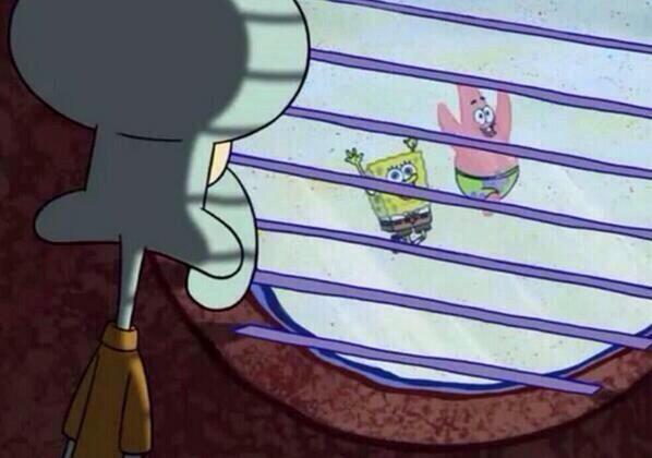 Squidward window meme template — Templates meme
