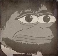 Pepe abe lincoln black white — Pepe meme