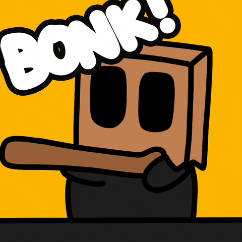 BONK! — Reaction meme
