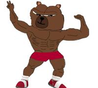 Bobo flexing in high tops — Bobo meme