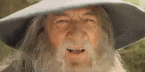 Gandalf Laughing — Reaction meme