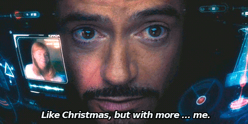 Robert Downey Jr Like Chrismas But With More Me — Reaction meme