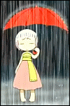 阿布 Guu Standing in Rain — Reaction meme