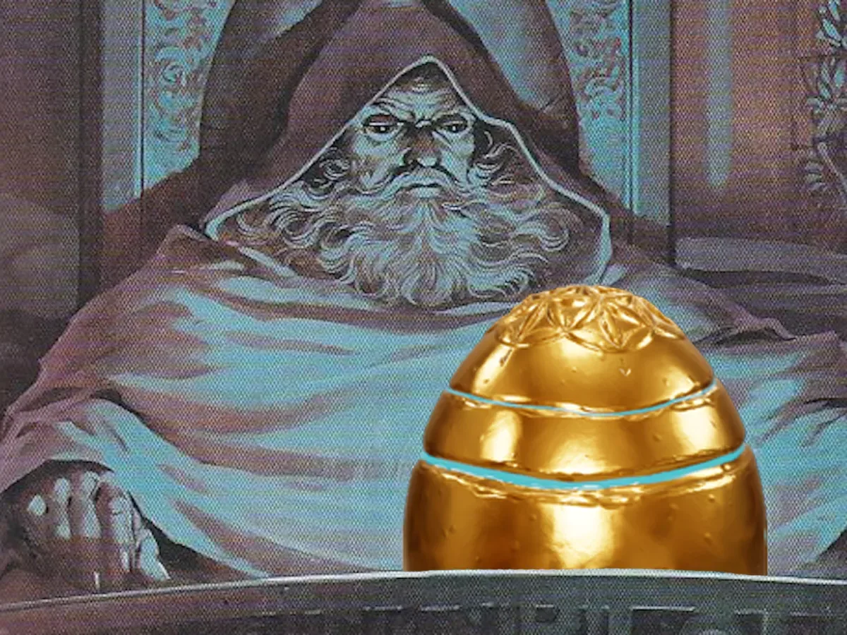 Ponder the egg — Twetch meme