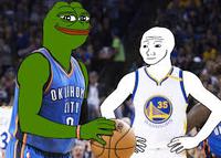 Pepe vs wojak basketball — Pepe meme