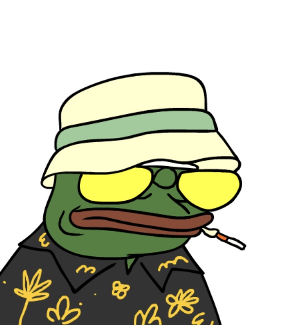 Pepe fear and loathing hunter — Pepe meme