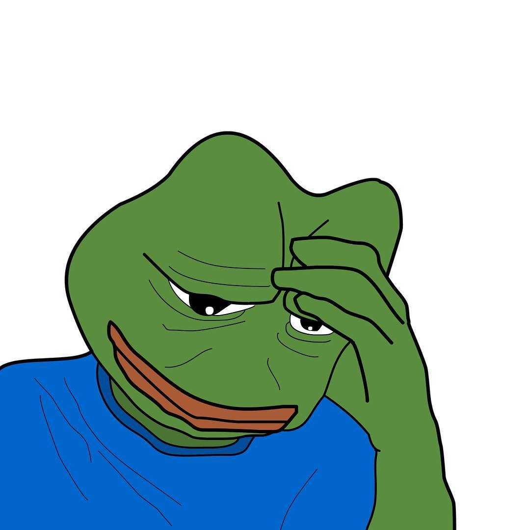 Pepe cant believe it happened — Pepe meme