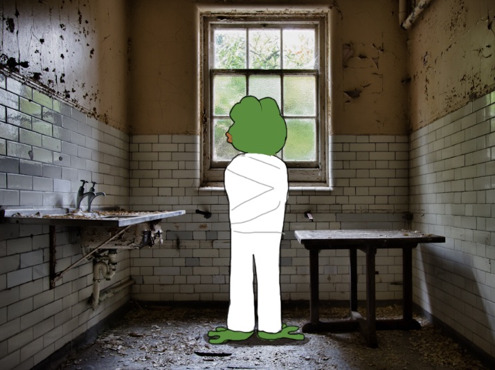Pepe straight jacket — Pepe meme