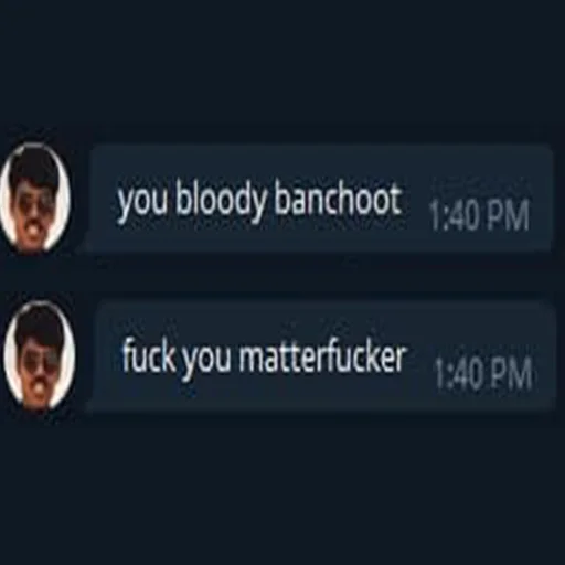 Angry chat messages Jeet Degen sticker — Sticker Packs meme