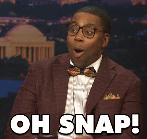 Kenan Thompson Oh Snap! — Reaction meme