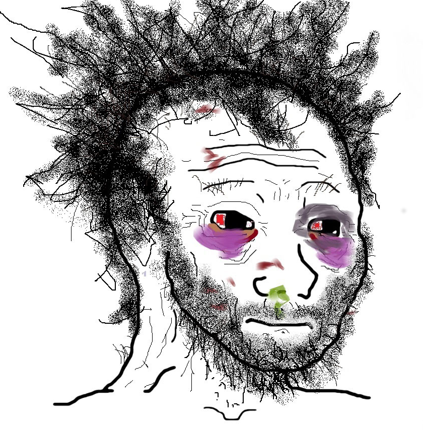 Wojak stage 5.5 doomer — Wojak meme