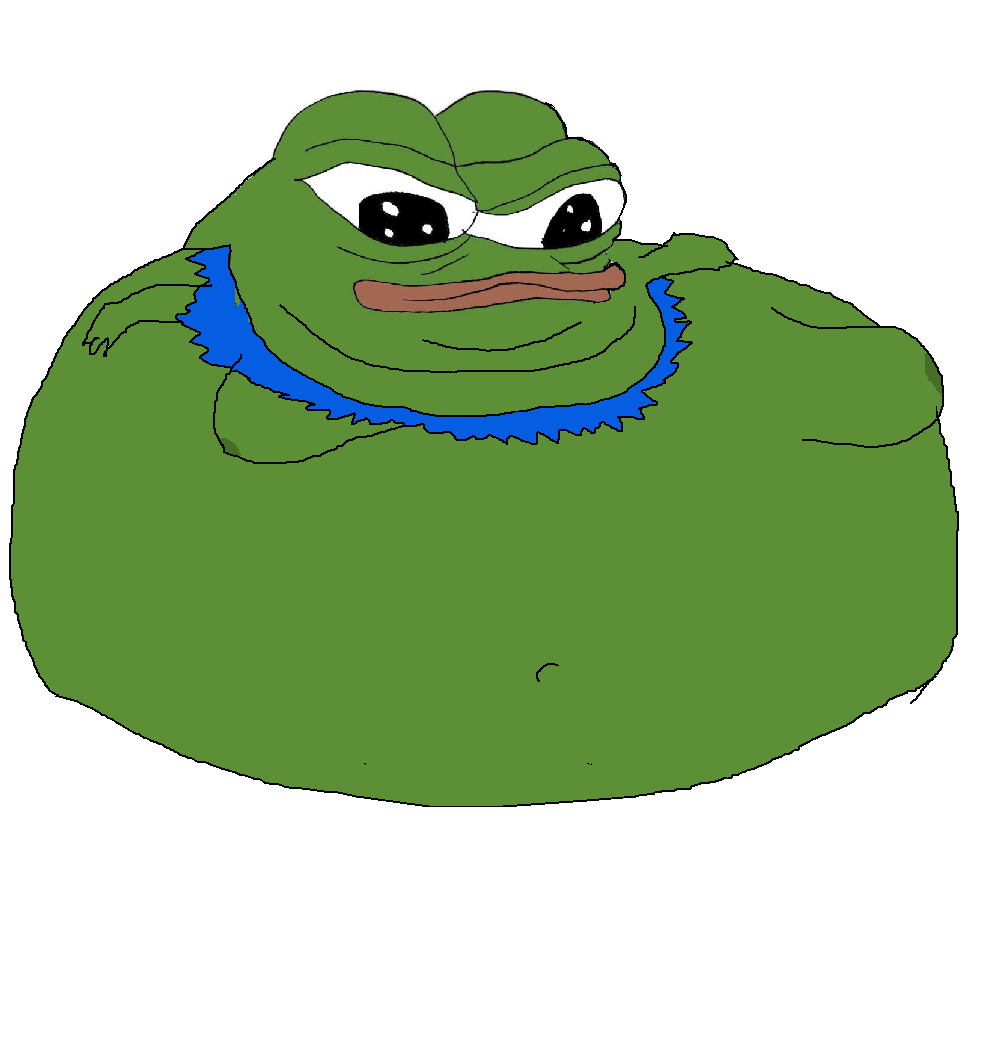 Pepe morbidly obese — Pepe meme
