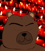 Bobo red candle background — Bobo meme
