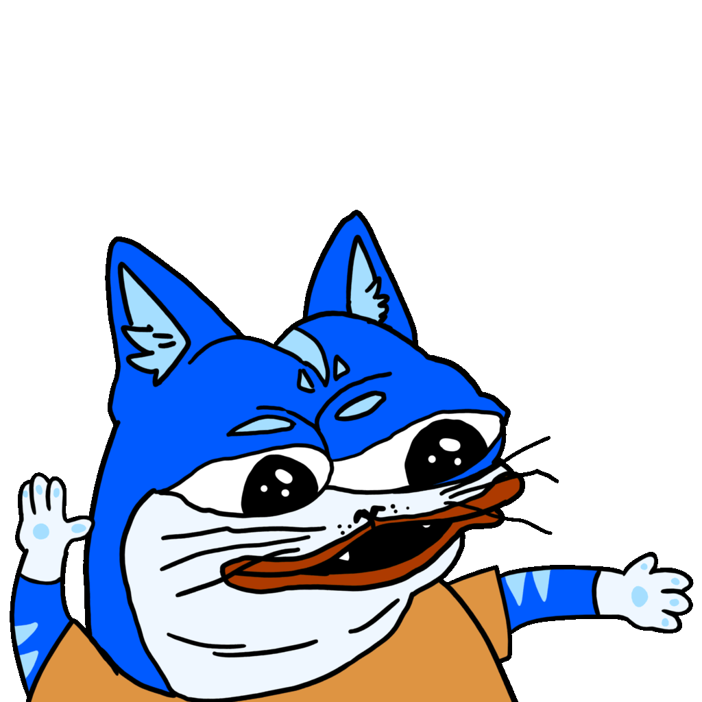 Toshi cat big excitement — $TOSHI meme