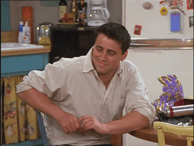 Joey Eyes Widened — Reaction meme