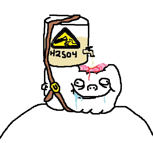 Brainlet brain melted by acid — Brainlet meme