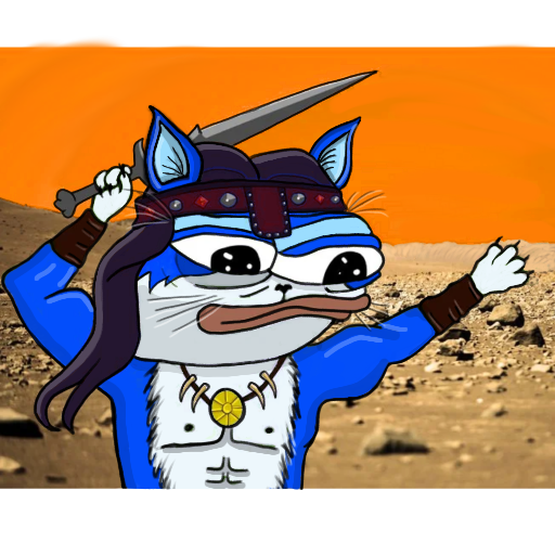 Toshi cat the barbarian — $TOSHI meme