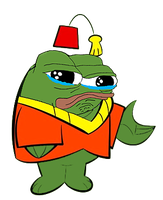 Pepe sad shriner cap — Pepe meme