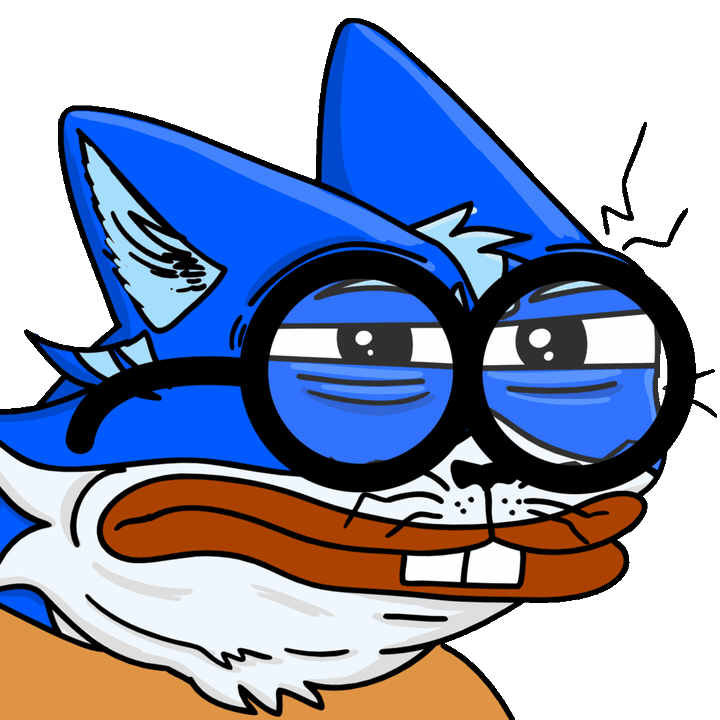 Toshi cat adjusting glasses — $TOSHI meme