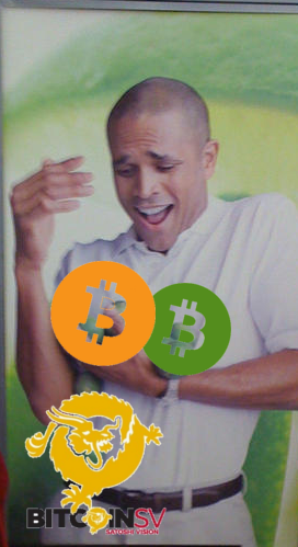 Holding bitcoin forks — Reaction meme