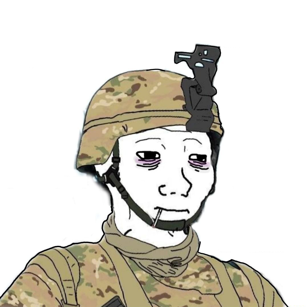 Wojak army doomer — Wojak meme
