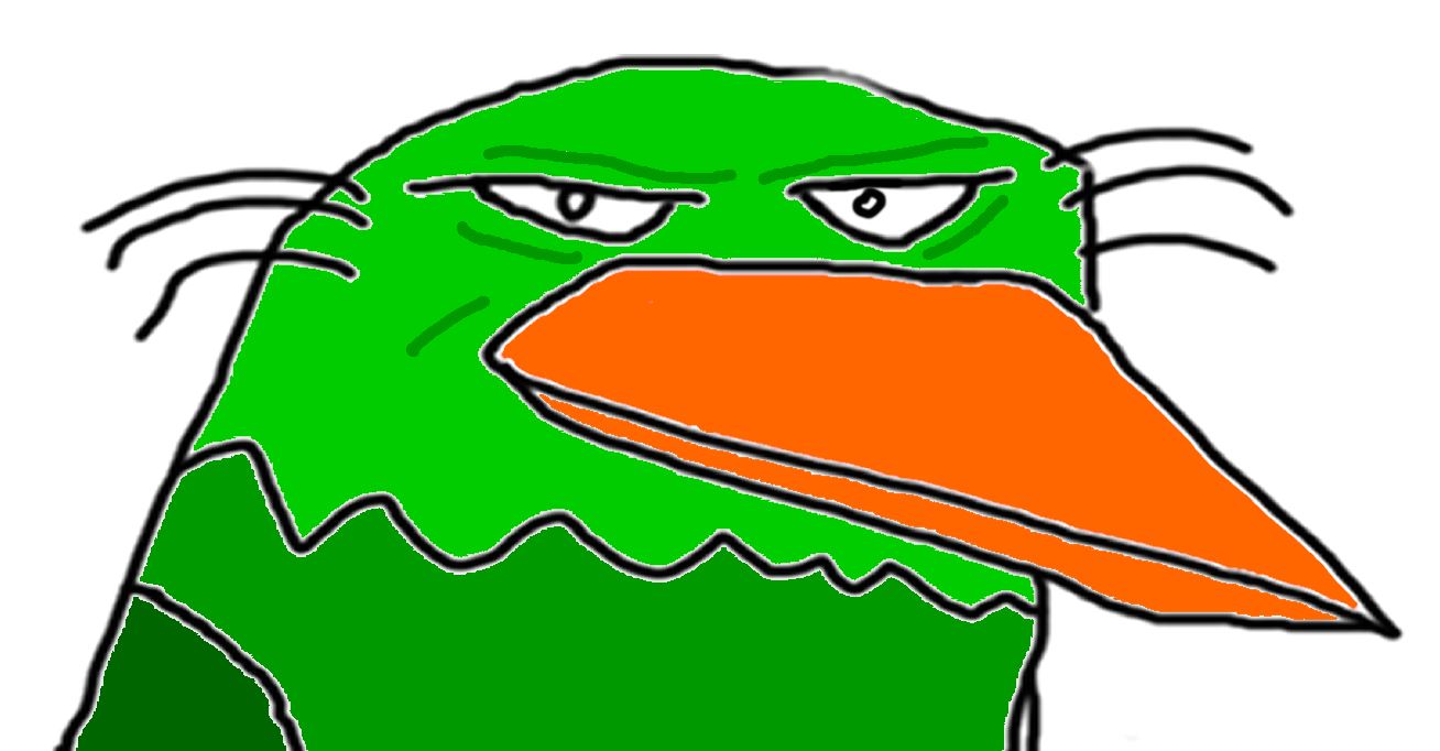Pepe bird large beek — Pepe meme