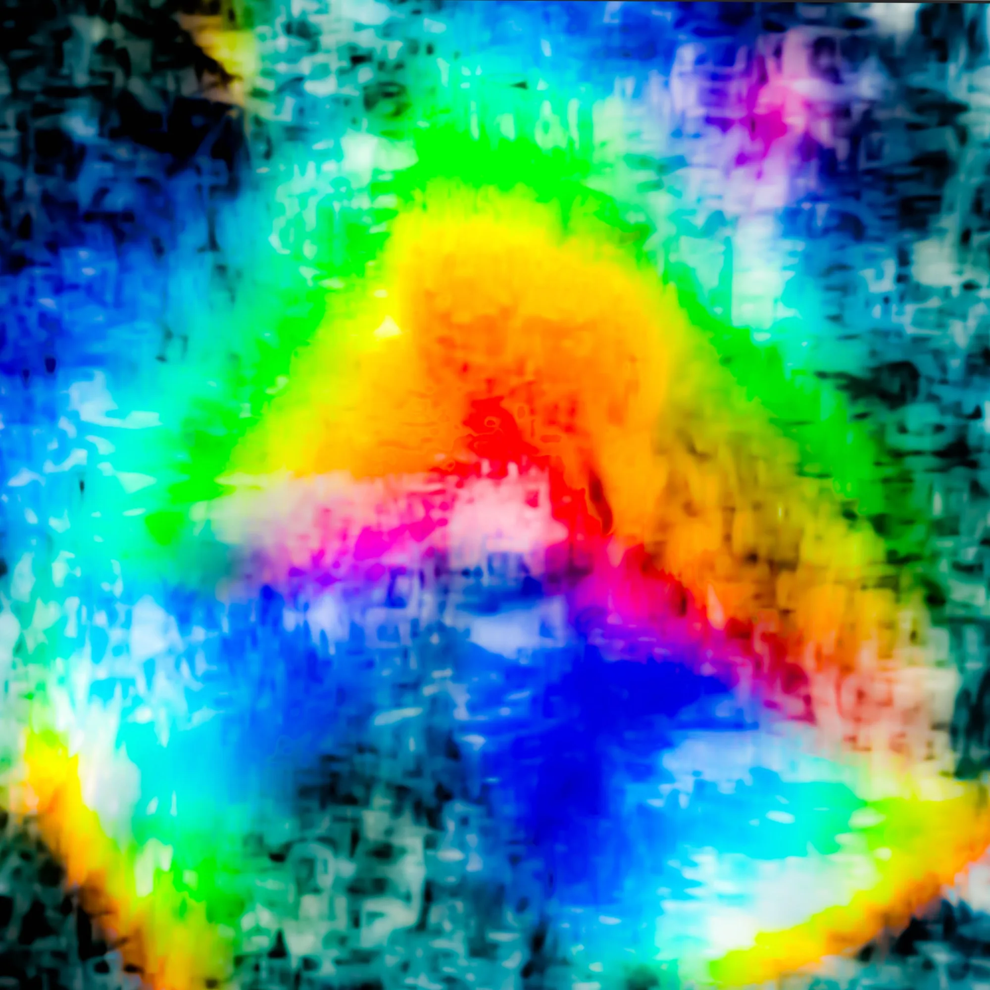 TieDyeBow #1: Saturated in Psychedelic Bliss — Trippy meme