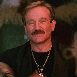 Robin Williams Blowing Kiss — Reaction meme