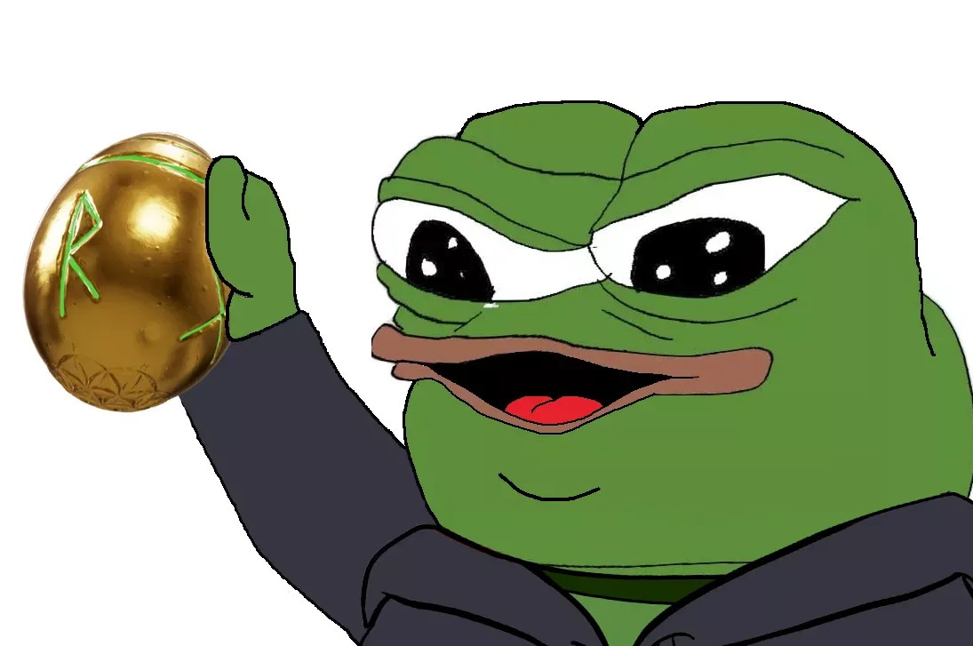 Apu Cozy Behold the Egg — Twetch meme
