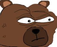 Bobo angry squinting face — Bobo meme