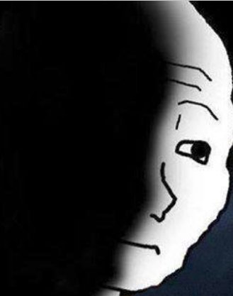 Wojak dark face — Wojak meme