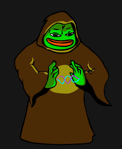 Pepe casts spell — Pepe meme