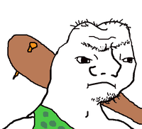 Grug green clothes — Grug meme