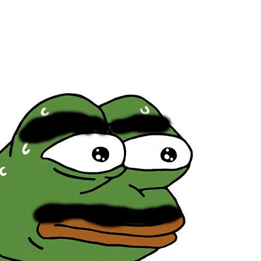 Sweating pepe Jeet Degen sticker — Sticker Packs meme