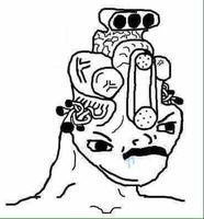 Brainlet motor brain — Brainlet meme